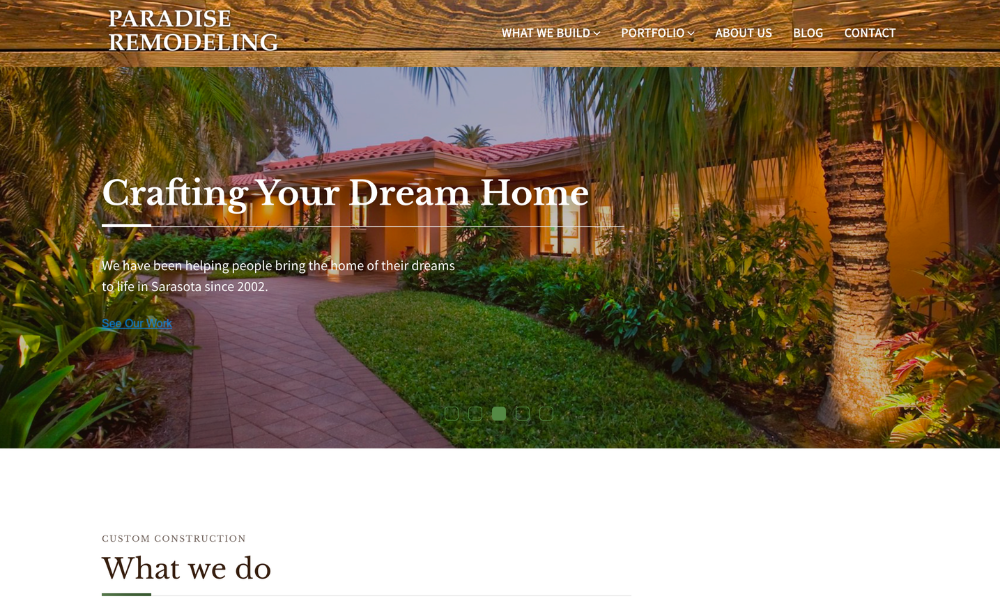 Paradise Home Page