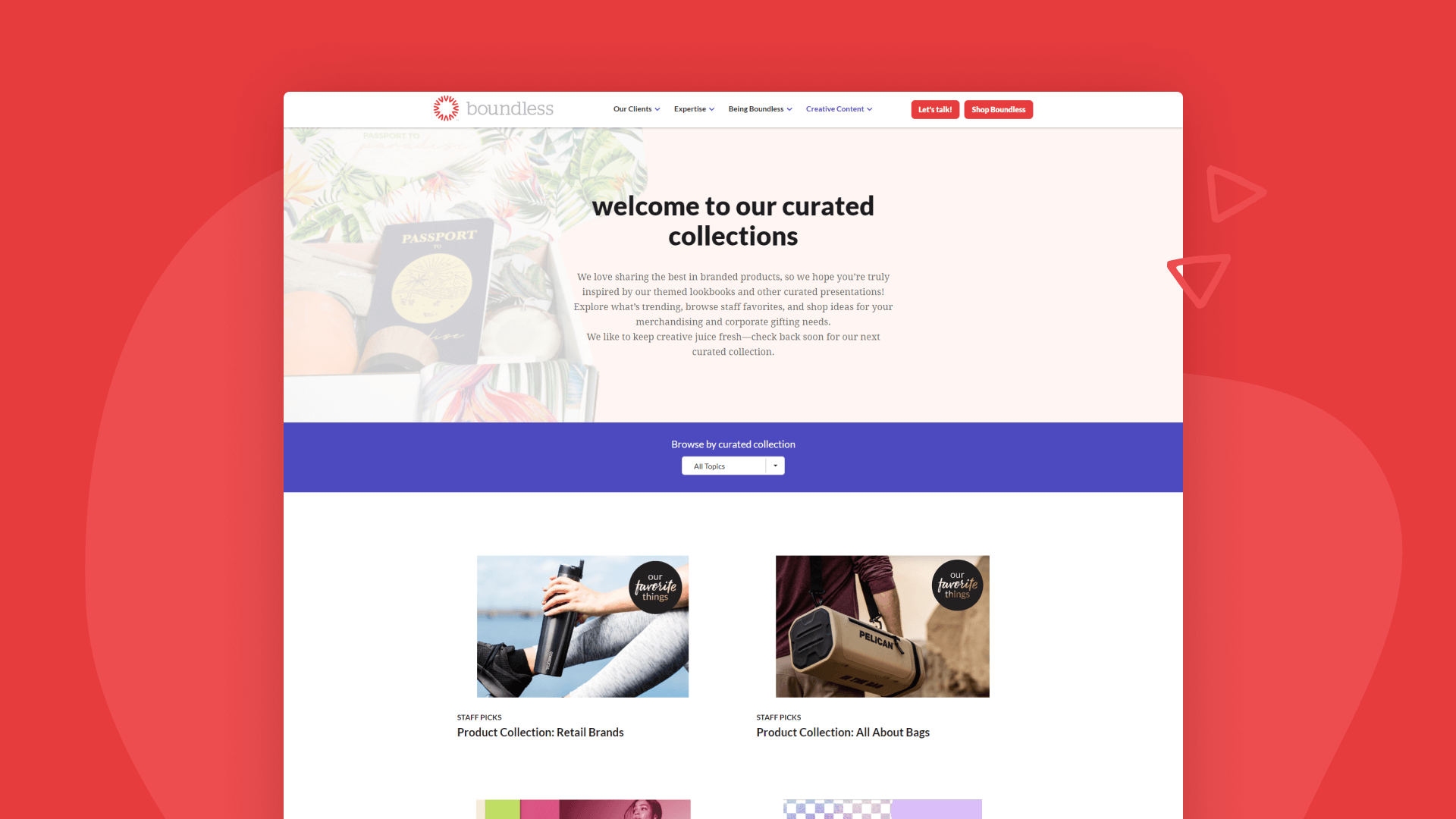 HubSpot CMS Creative Website Revamp of a Brand Merchandise Company